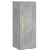 VidaXL Wandkast 34,5x34x90 cm bewerkt hout betongrijs