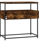 VidaXL Wandtafel 75x40x75 cm bewerkt hout gerookt eikenkleurig
