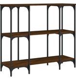 VidaXL Wandtafel 102x35x90 cm bewerkt hout bruin eikenkleur