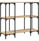 VidaXL Wandtafel 102x35x90 cm bewerkt hout sonoma eikenkleurig