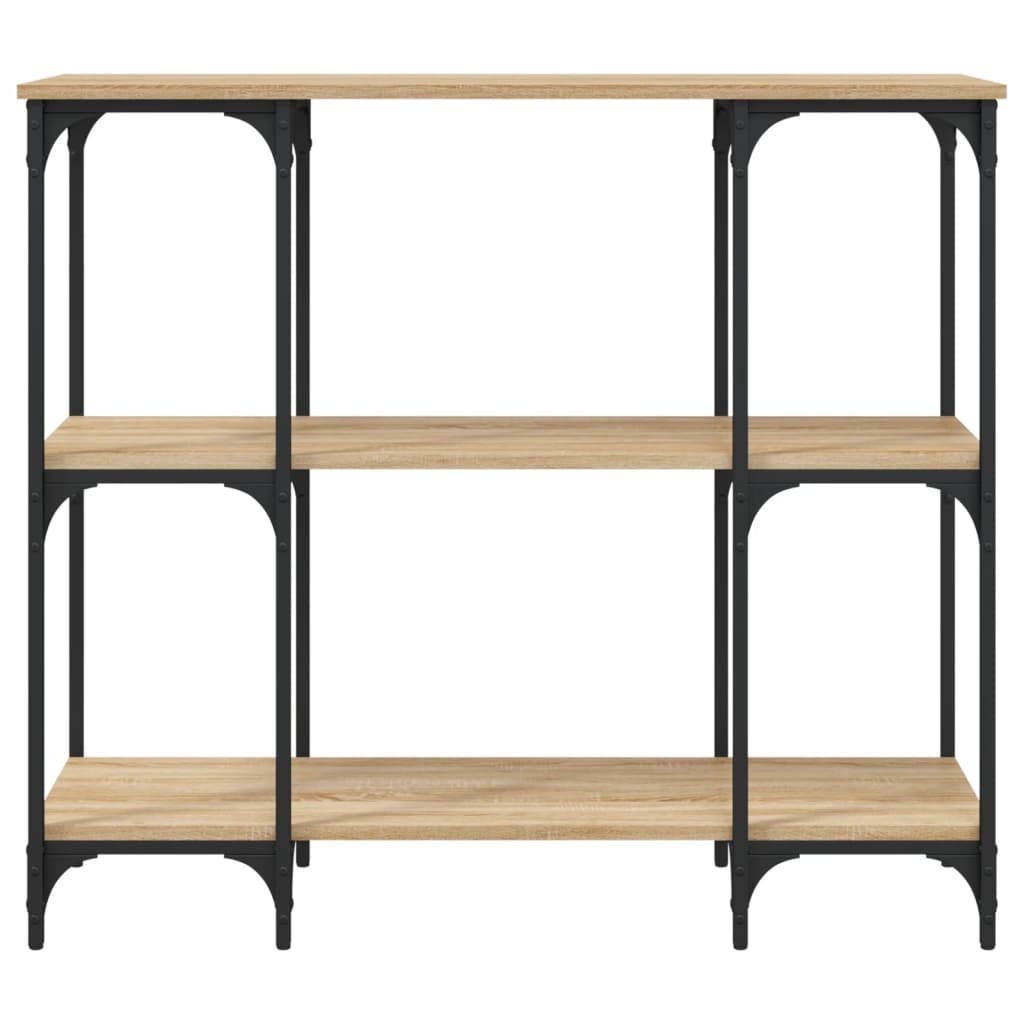 VidaXL Wandtafel 102x35x90 cm bewerkt hout sonoma eikenkleurig
