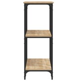 VidaXL Wandtafel 102x35x90 cm bewerkt hout sonoma eikenkleurig