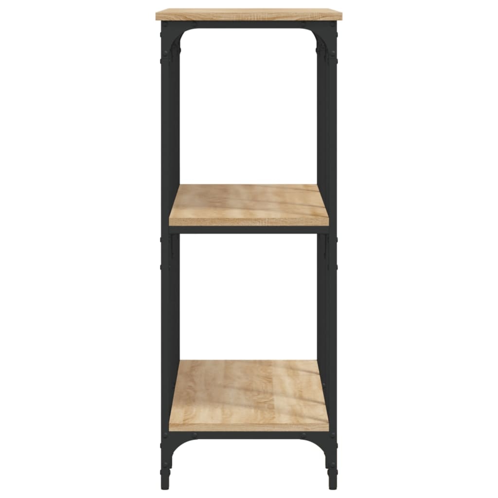 VidaXL Wandtafel 102x35x90 cm bewerkt hout sonoma eikenkleurig