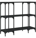 VidaXL Wandtafel 102x35x90 cm bewerkt hout zwart
