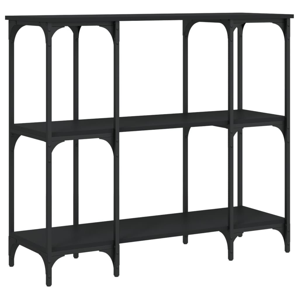 VidaXL Wandtafel 102x35x90 cm bewerkt hout zwart