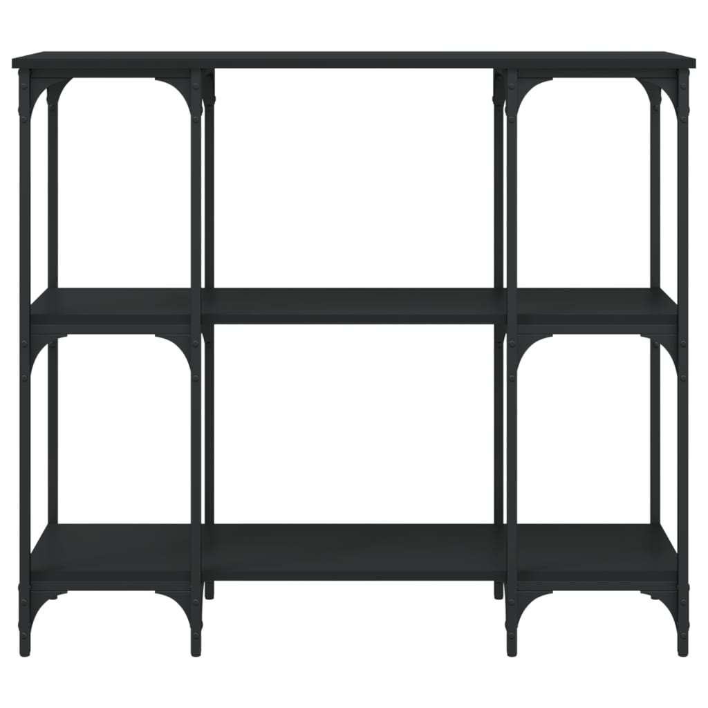 VidaXL Wandtafel 102x35x90 cm bewerkt hout zwart