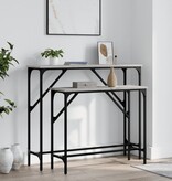 VidaXL Wandtafels 2 st bewerkt hout grijs sonoma eikenkleurig