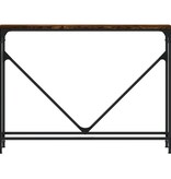VidaXL Wandtafel 102x22,5x75 cm bewerkt hout gerookt eikenkleurig