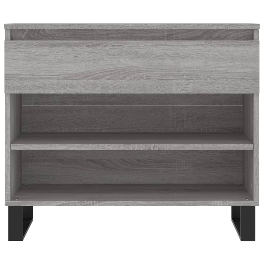 VidaXL Schoenenkast 70x36x60 cm bewerkt hout sonoma grijs