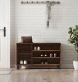 VidaXL Schoenenkast 102x36x60 cm bewerkt hout bruin eikenkleur