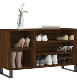 VidaXL Schoenenkast 102x36x60 cm bewerkt hout bruin eikenkleur