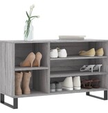 VidaXL Schoenenkast 102x36x60 cm bewerkt hout sonoma grijs