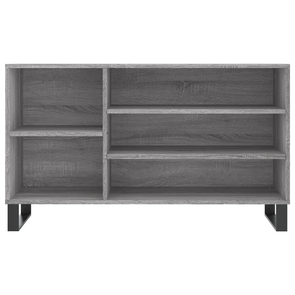 VidaXL Schoenenkast 102x36x60 cm bewerkt hout sonoma grijs