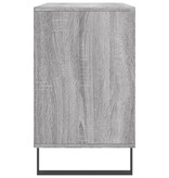 VidaXL Schoenenkast 102x36x60 cm bewerkt hout sonoma grijs