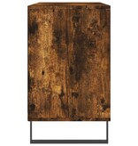 VidaXL Schoenenkast 102x36x60 cm bewerkt hout gerookt eikenkleurig