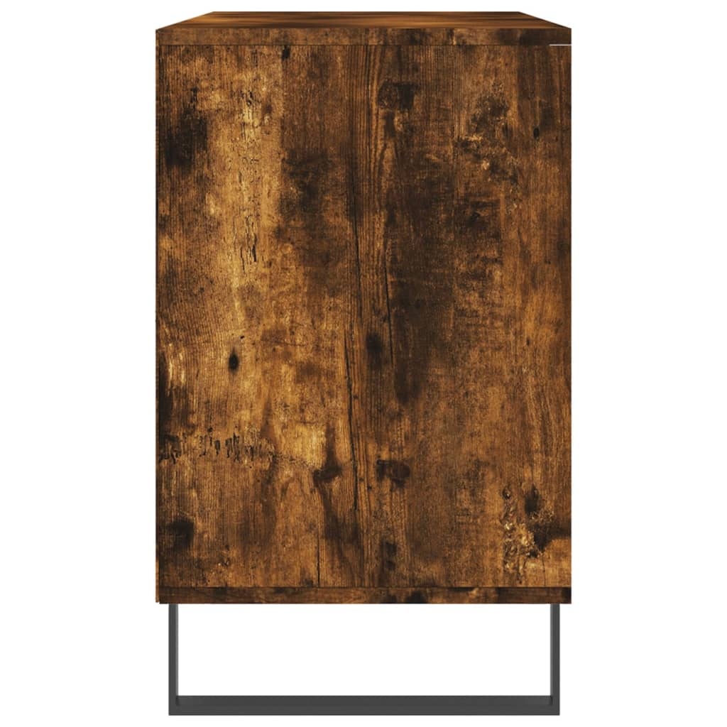 VidaXL Schoenenkast 102x36x60 cm bewerkt hout gerookt eikenkleurig