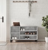 VidaXL Schoenenkast 102x36x60 cm bewerkt hout betongrijs