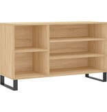 VidaXL Schoenenkast 102x36x60 cm bewerkt hout sonoma eikenkleurig