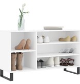 VidaXL Schoenenkast 102x36x60 cm bewerkt hout wit
