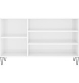VidaXL Schoenenkast 102x36x60 cm bewerkt hout hoogglans wit