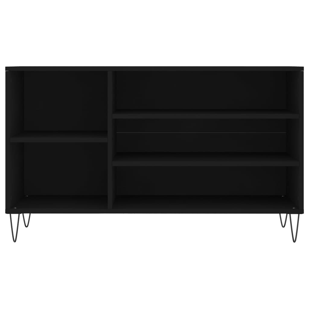VidaXL Schoenenkast 102x36x60 cm bewerkt hout zwart