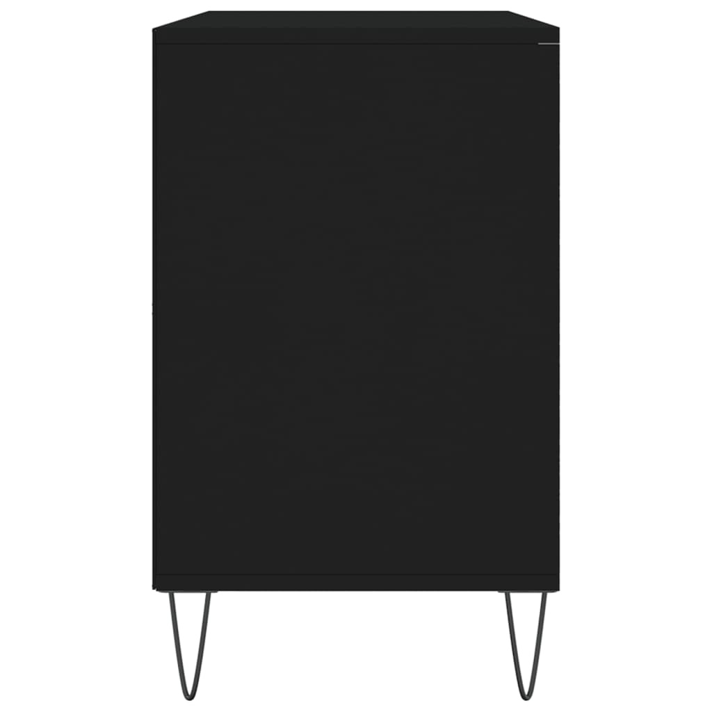 VidaXL Schoenenkast 102x36x60 cm bewerkt hout zwart