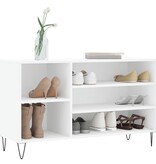 VidaXL Schoenenkast 102x36x60 cm bewerkt hout wit