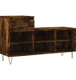 VidaXL Schoenenkast 102x36x60 cm bewerkt hout gerookt eikenkleurig