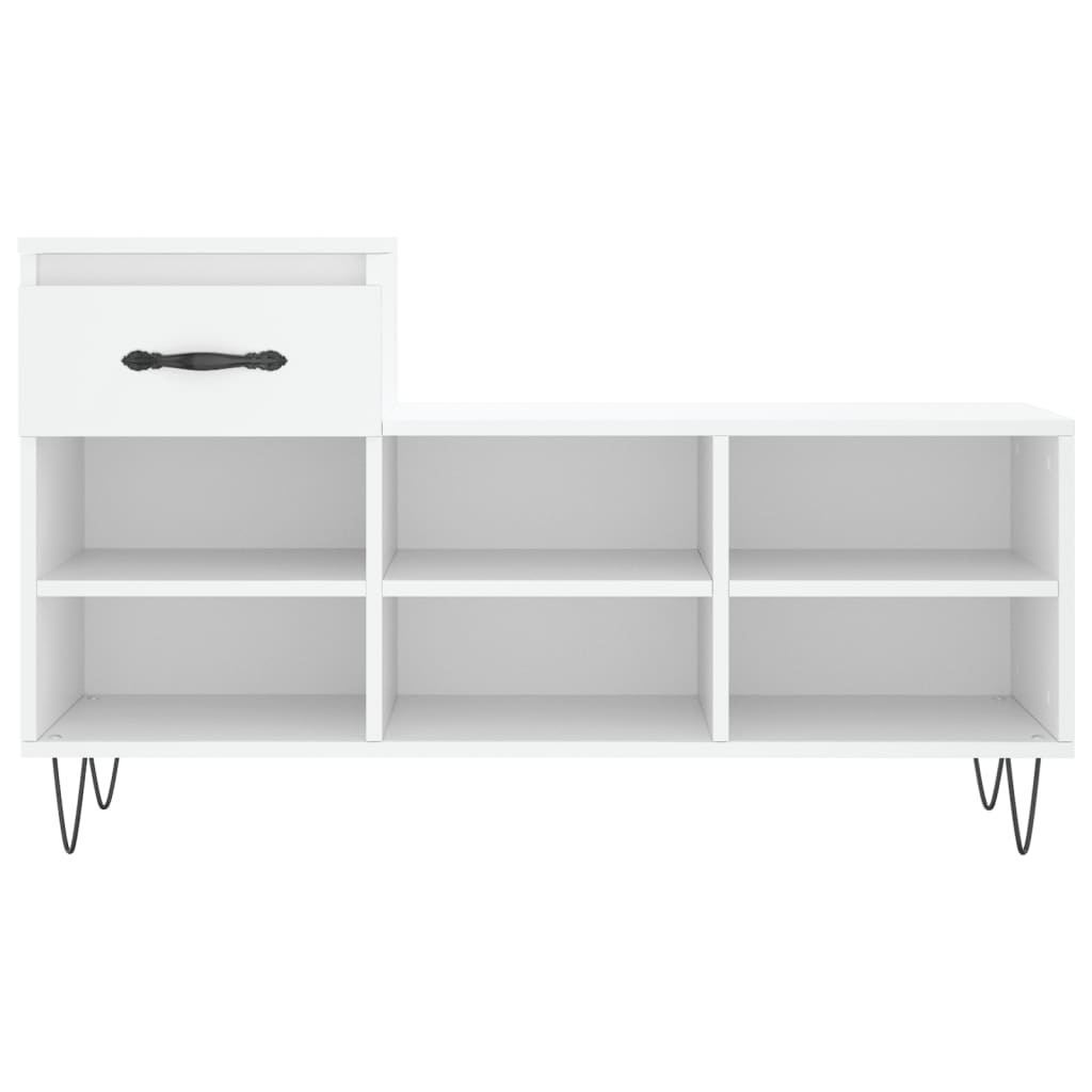 VidaXL Schoenenkast 102x36x60 cm bewerkt hout wit