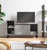 VidaXL Tv-meubel 100x35x55 cm bewerkt hout grijs sonoma eikenkleurig