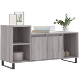 VidaXL Tv-meubel 100x35x55 cm bewerkt hout grijs sonoma eikenkleurig