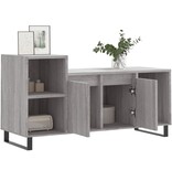 VidaXL Tv-meubel 100x35x55 cm bewerkt hout grijs sonoma eikenkleurig