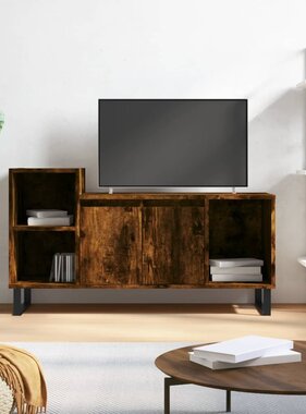 VidaXL Tv-meubel 100x35x55 cm bewerkt hout gerookt eikenkleurig