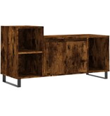 vidaXL Tv-meubel 100x35x55 cm bewerkt hout gerookt eikenkleurig