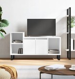 VidaXL Tv-meubel 100x35x55 cm bewerkt hout hoogglans wit