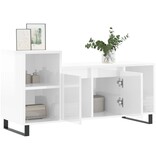 VidaXL Tv-meubel 100x35x55 cm bewerkt hout hoogglans wit