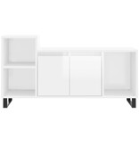 VidaXL Tv-meubel 100x35x55 cm bewerkt hout hoogglans wit