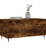 VidaXL Salontafel 90x44,5x45 cm bewerkt hout gerookt eikenkleurig