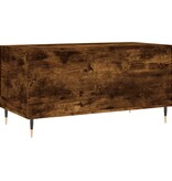 VidaXL Salontafel 90x44,5x45 cm bewerkt hout gerookt eikenkleurig