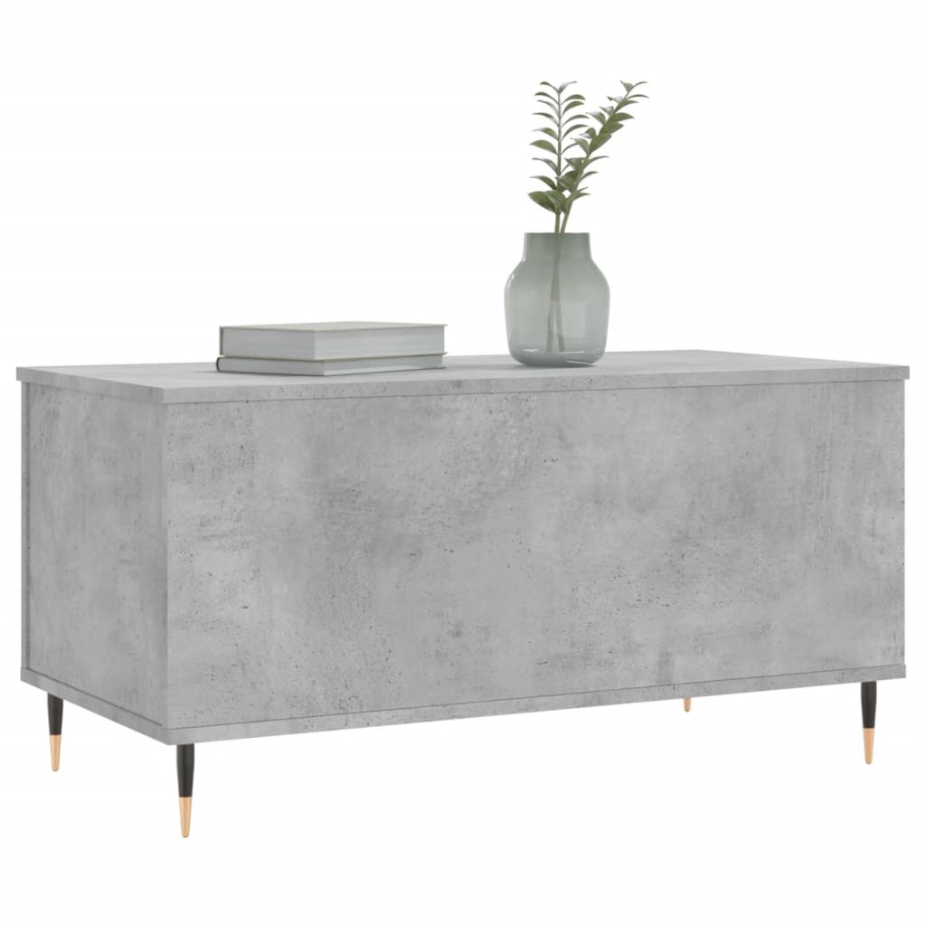 VidaXL Salontafel 90x44,5x45 cm bewerkt hout betongrijs