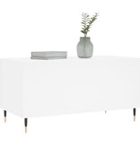 VidaXL Salontafel 90x44,5x45 cm bewerkt hout wit