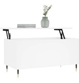 VidaXL Salontafel 90x44,5x45 cm bewerkt hout wit