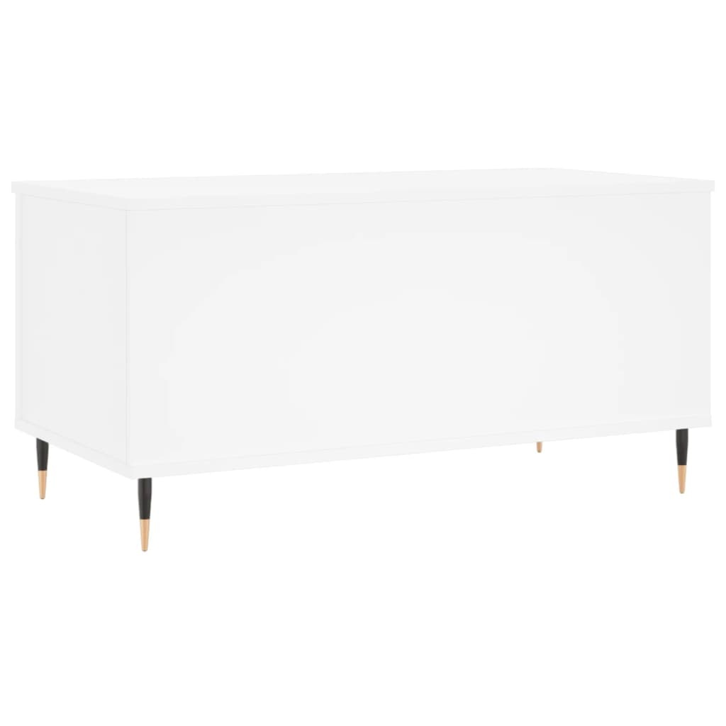 VidaXL Salontafel 90x44,5x45 cm bewerkt hout wit