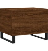 VidaXL Salontafel 60x44,5x45 cm bewerkt hout bruin eikenkleur