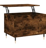 VidaXL Salontafel 60x44,5x45 cm bewerkt hout gerookt eikenkleurig