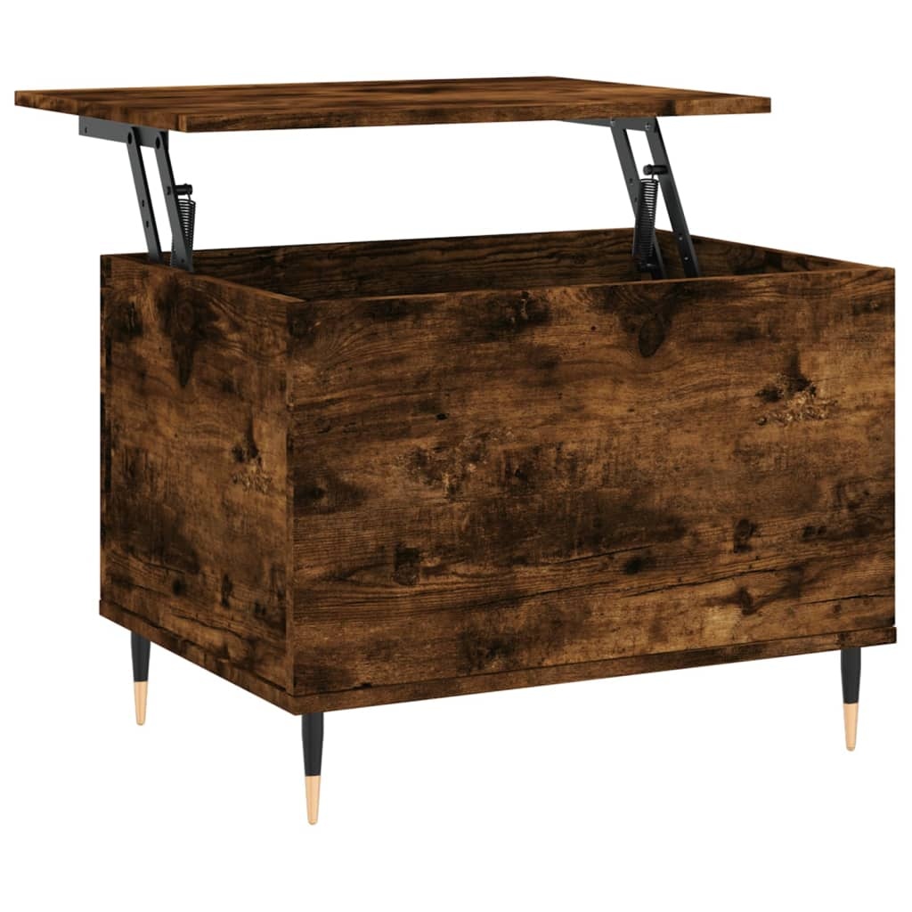 VidaXL Salontafel 60x44,5x45 cm bewerkt hout gerookt eikenkleurig
