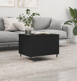 VidaXL Salontafel 60x44,5x45 cm bewerkt hout zwart