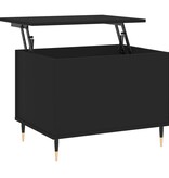 VidaXL Salontafel 60x44,5x45 cm bewerkt hout zwart