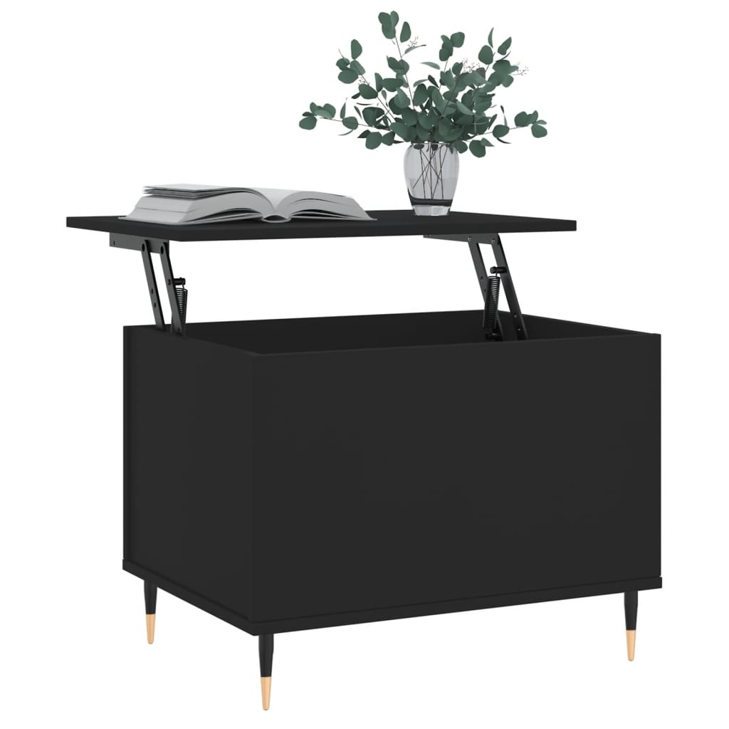 VidaXL Salontafel 60x44,5x45 cm bewerkt hout zwart