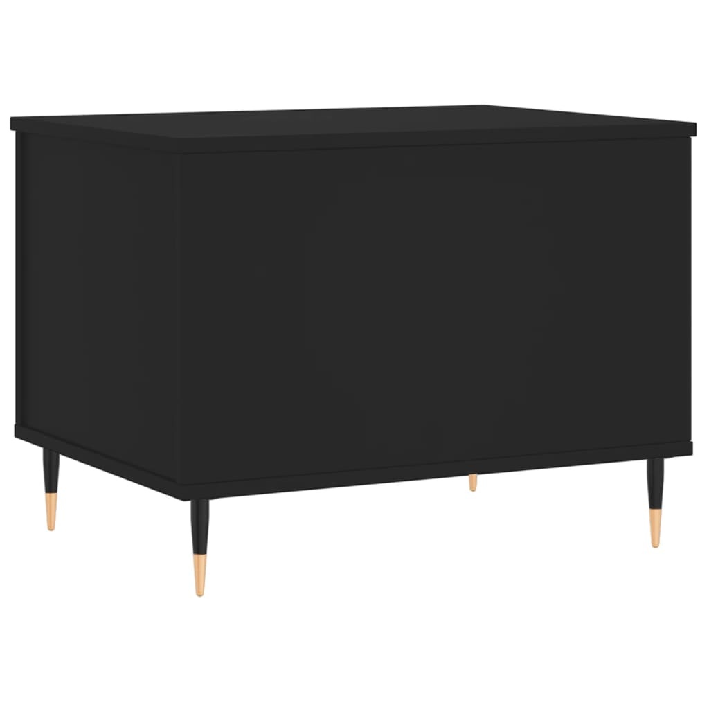 VidaXL Salontafel 60x44,5x45 cm bewerkt hout zwart